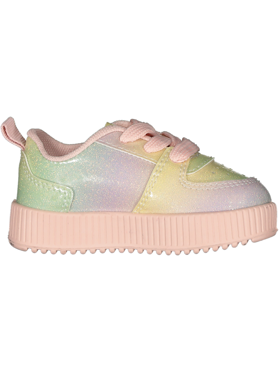 Colour Block Glitter Sneakers