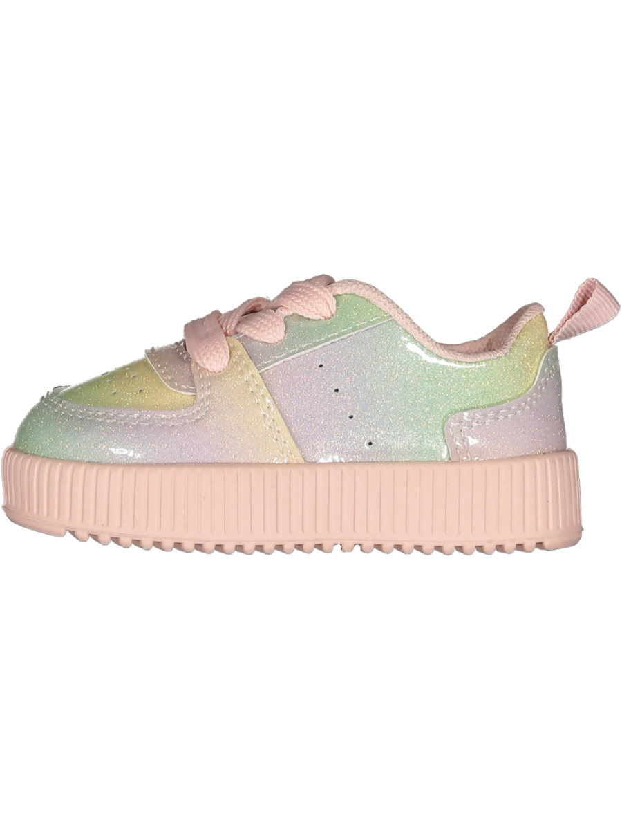 Colour Block Glitter Sneakers