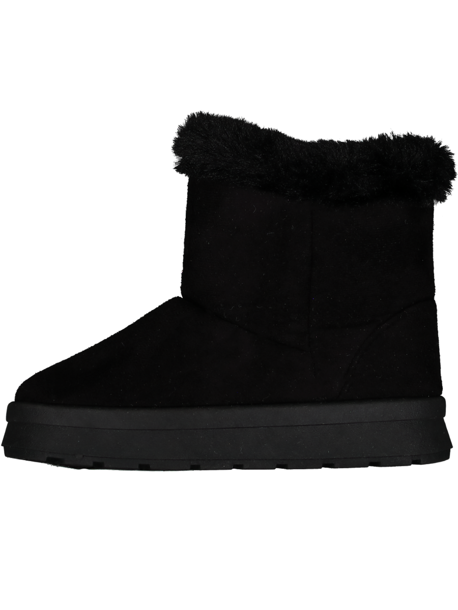 Faux Fur Black Snug Boot