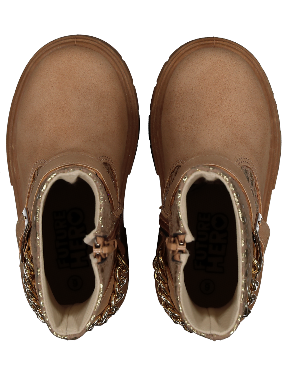 Tan Leopard Print Ankle Boot