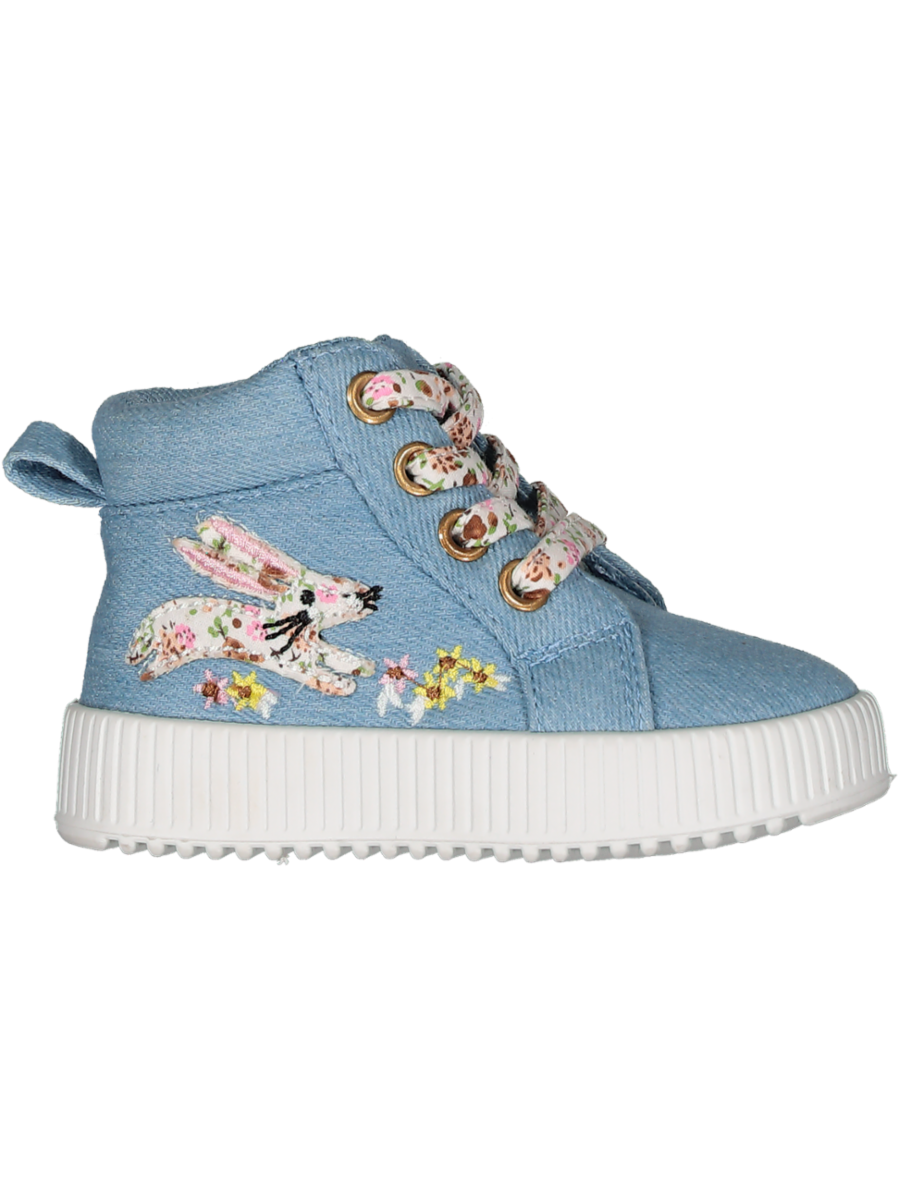 Hi-Top Denim Sneaker