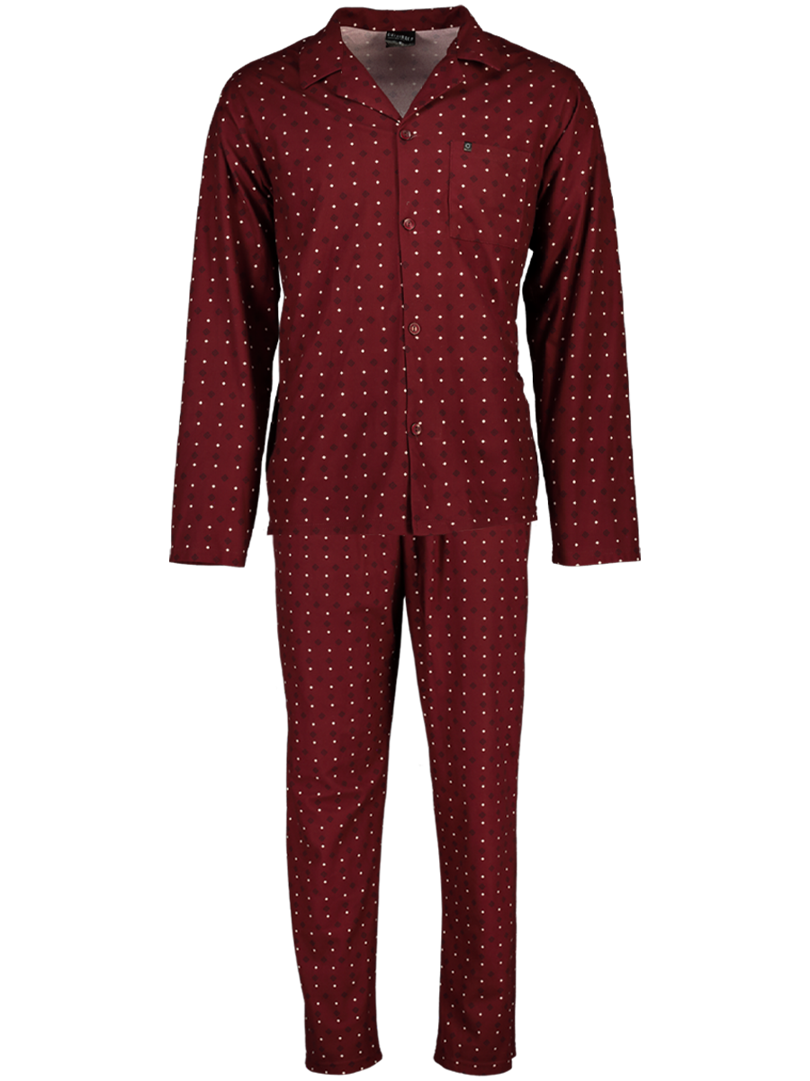 Long Sleeve Dotted Pyjama Set