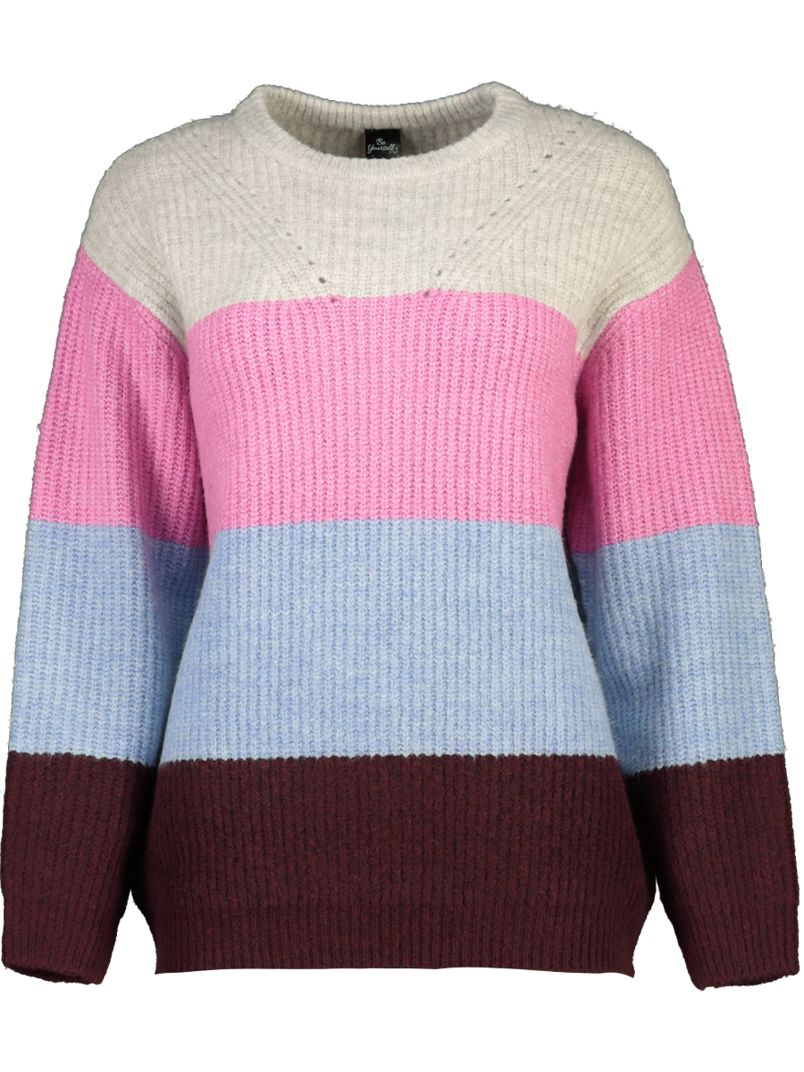 Colour Block Knitwear Sweater