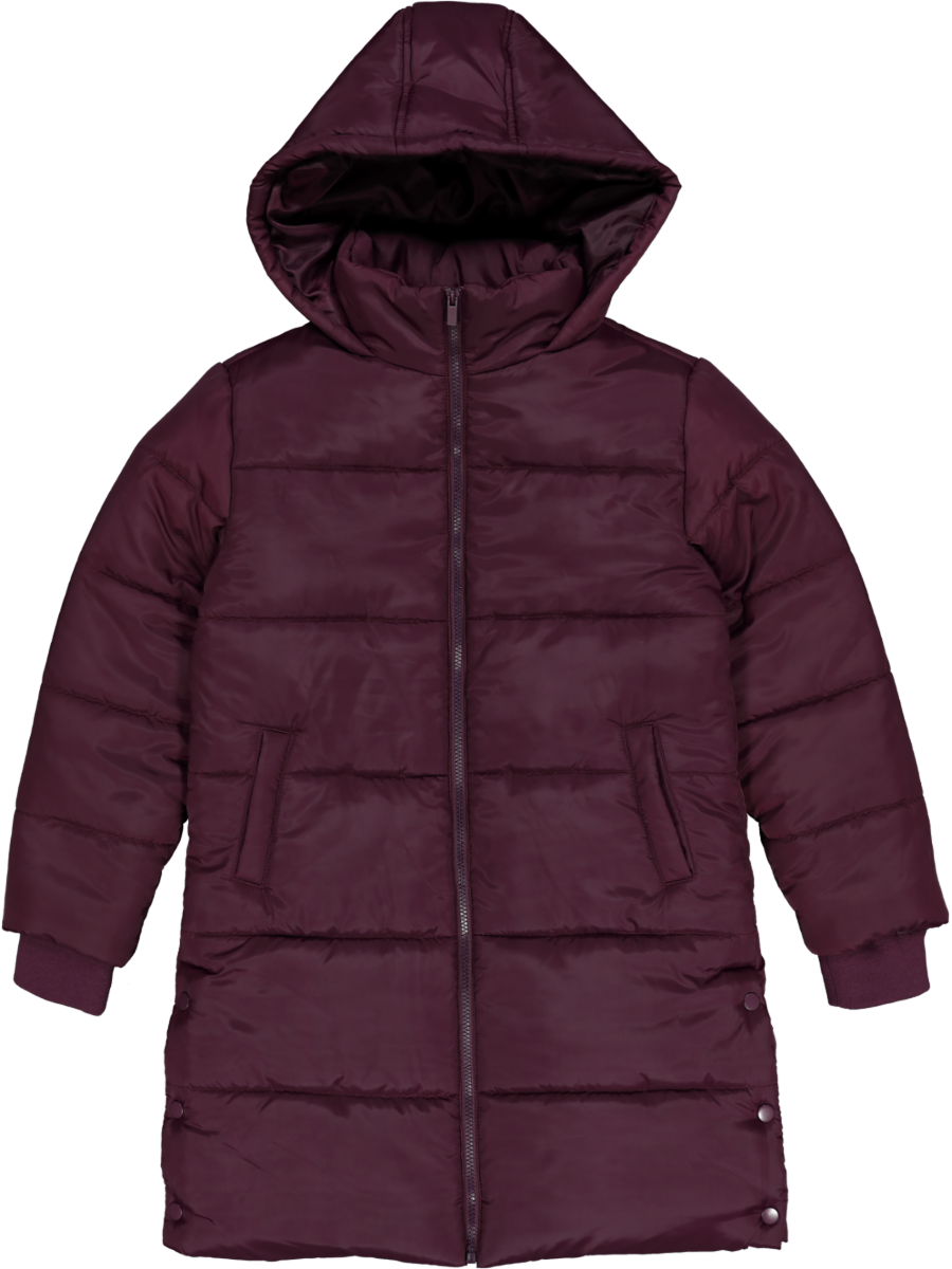 Long Hooded Parka Jacket