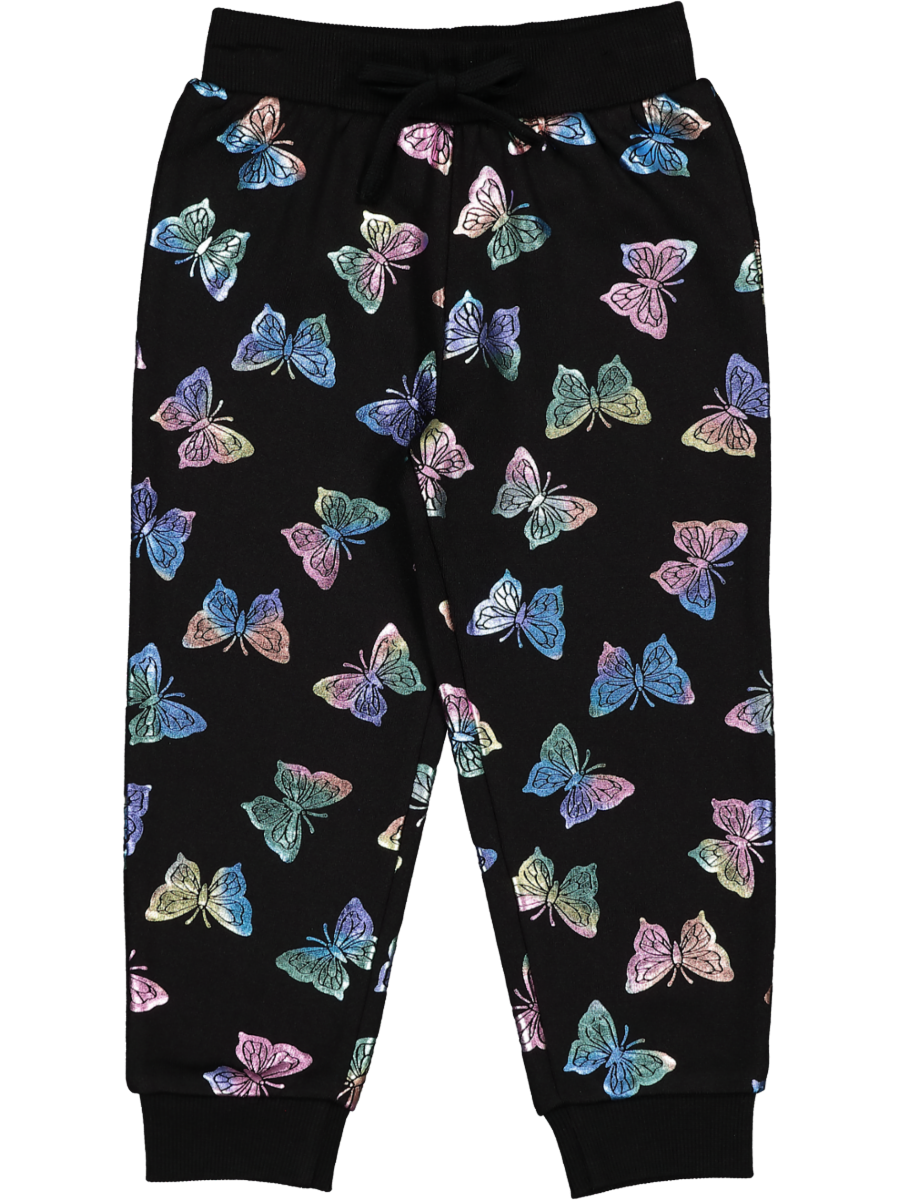 Butterfly Blurst Black Track Pants