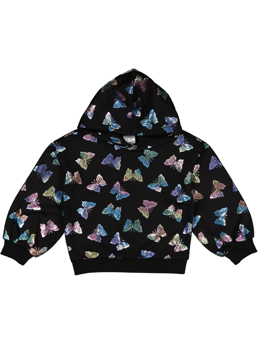 Butterfly Blurst Black Hoodie