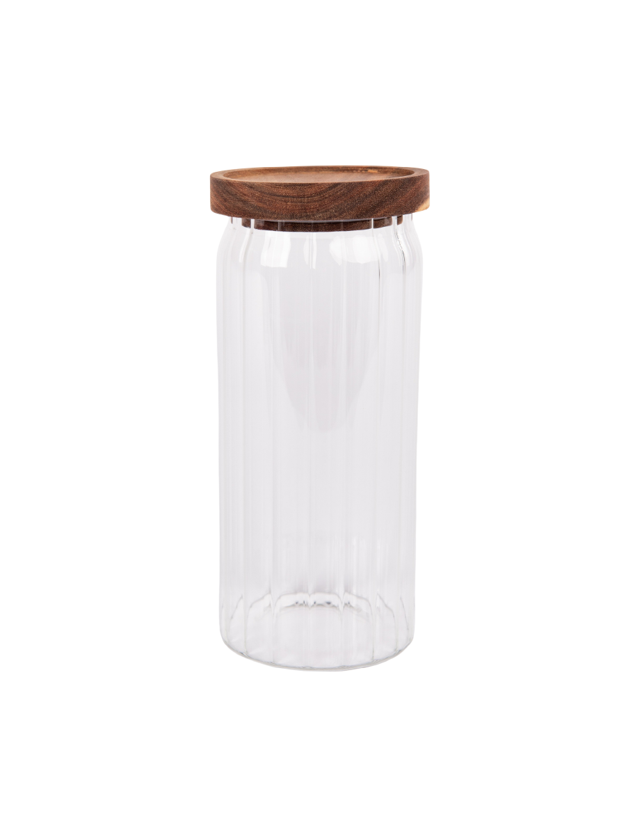 Tall Bamboo Lid Canister