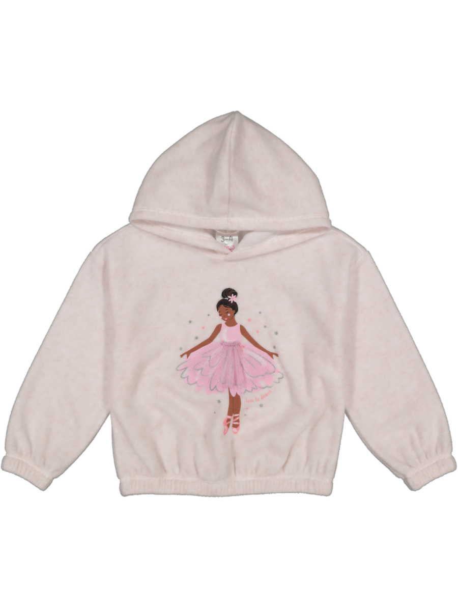 Printed Ballerina Hoodie
