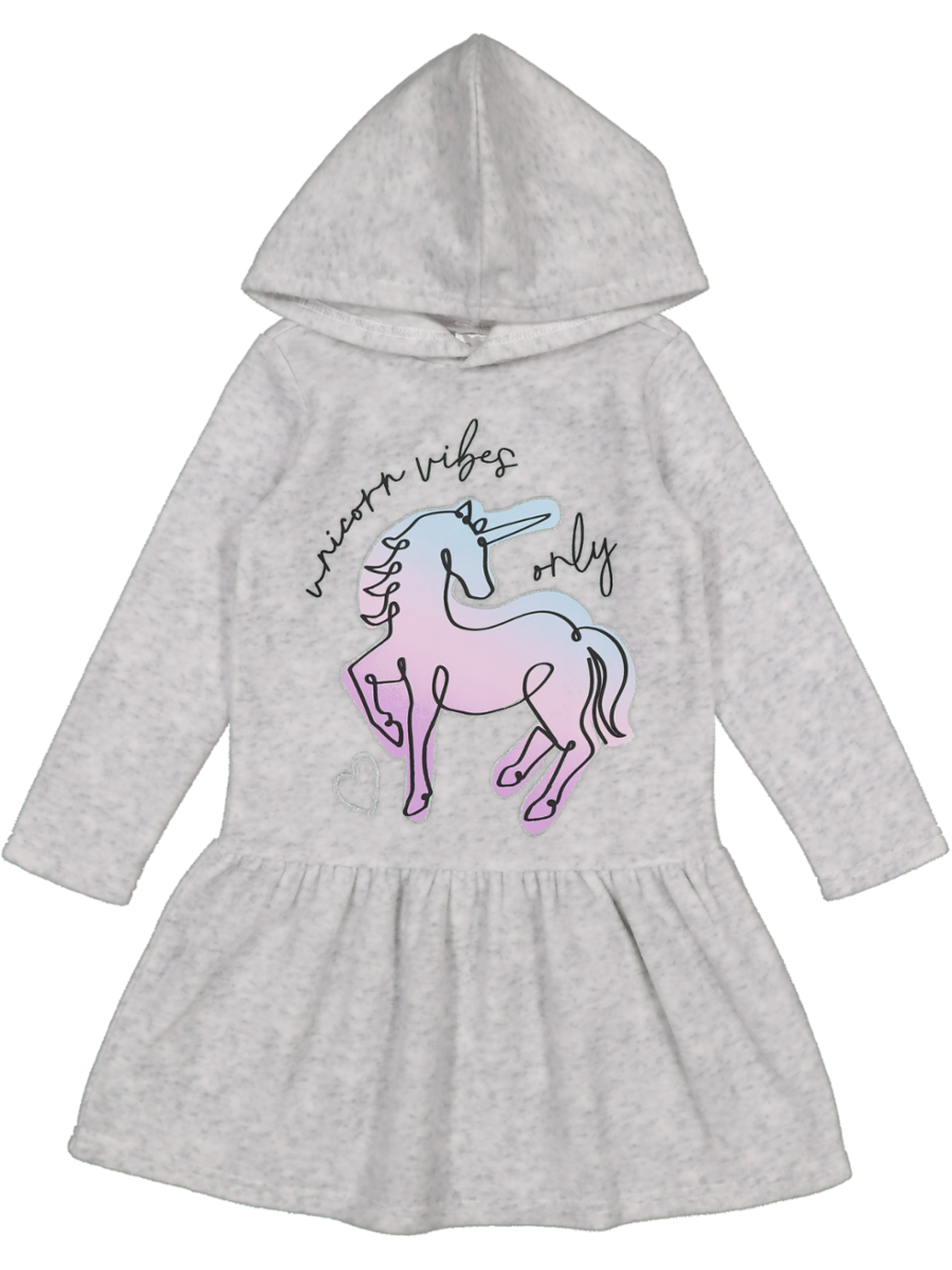 Hooded Unicorn Graphic Dress