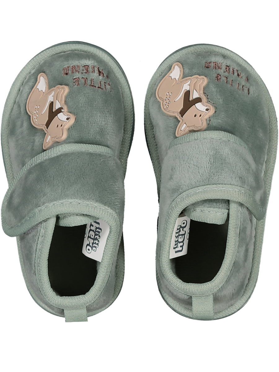 Green Fluffy Slipper