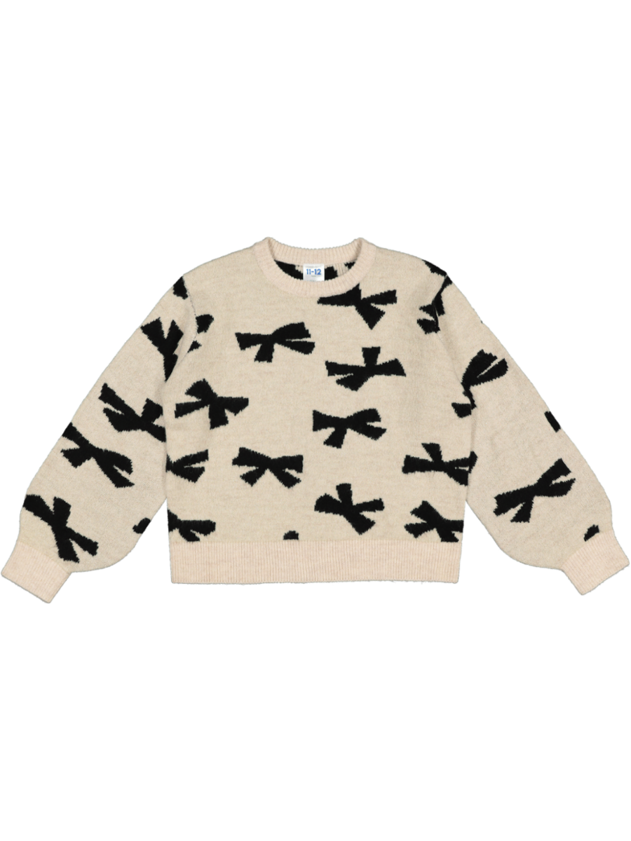 Bow Pattern Sweater Knitwear