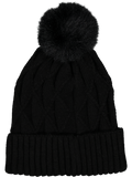 Multi Colour Knit Pom Pom Beanie