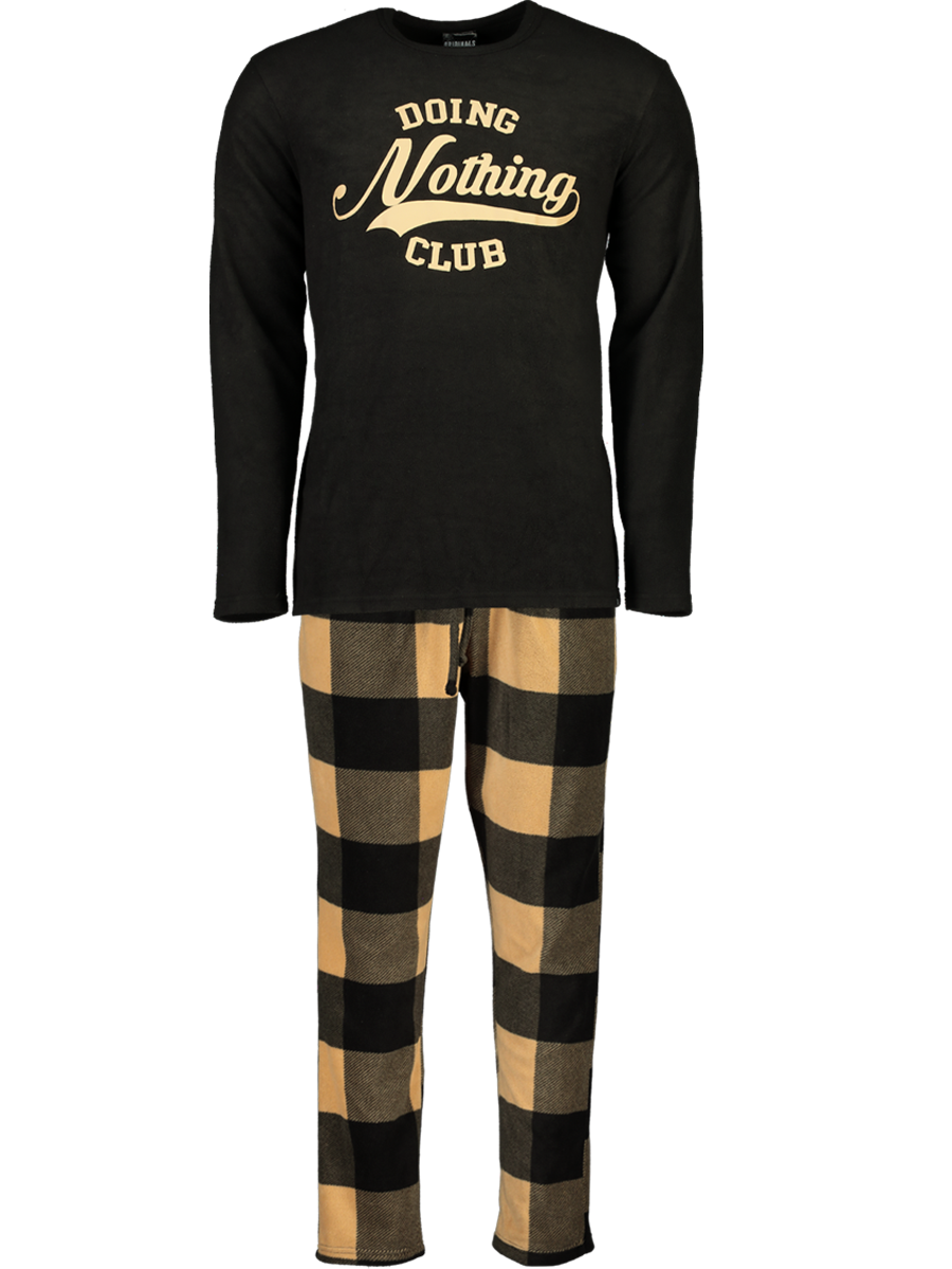 Check Micro Fleece Pyjama Set