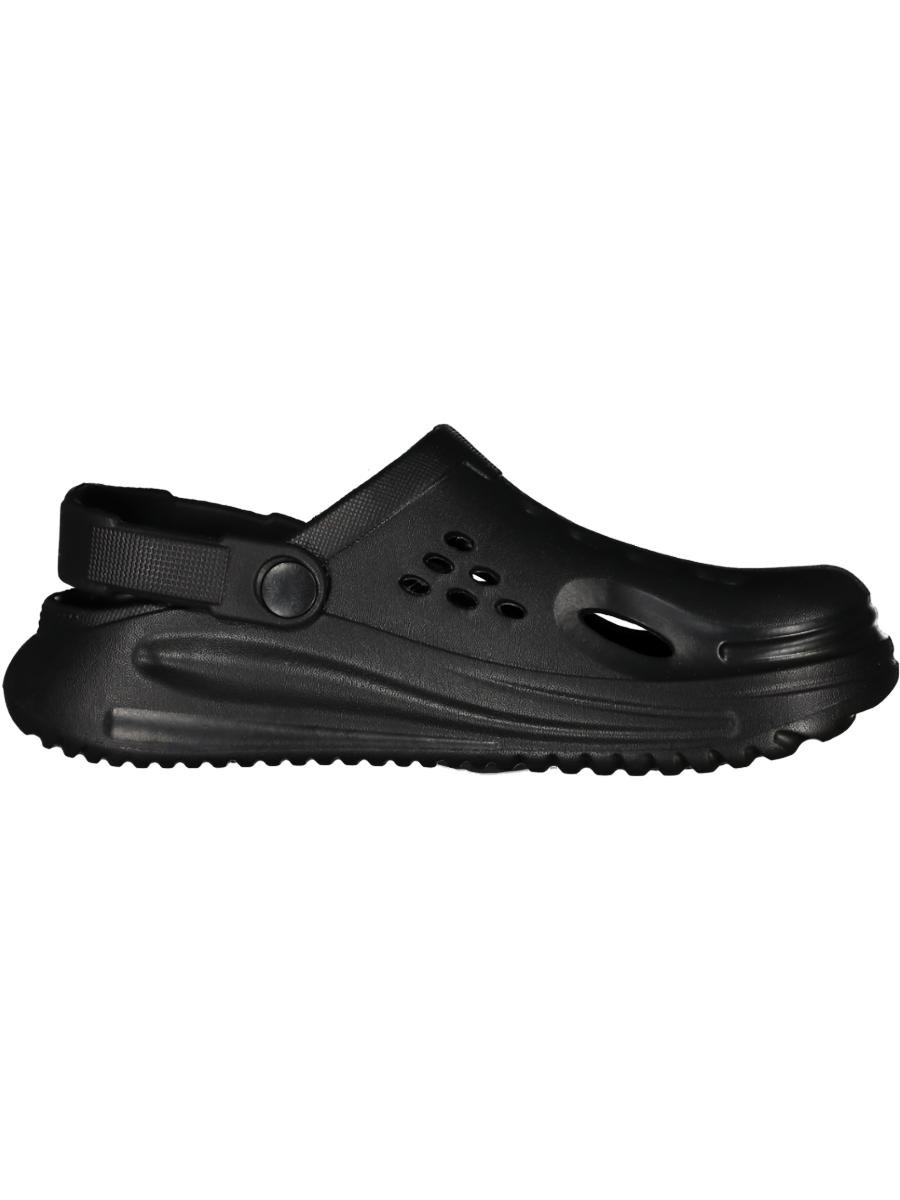 Black Moulded Sandals