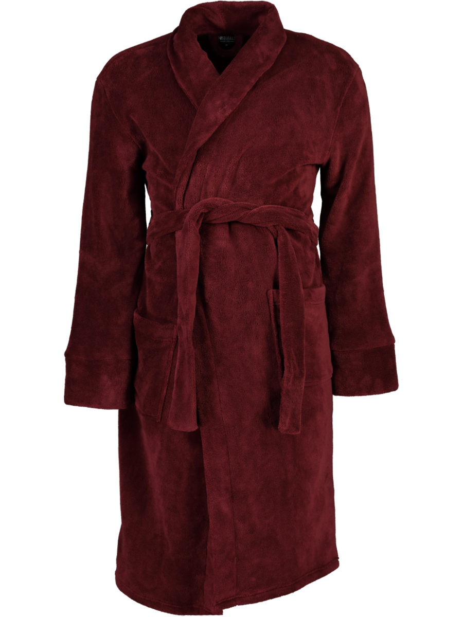Maroon Fleece Gown
