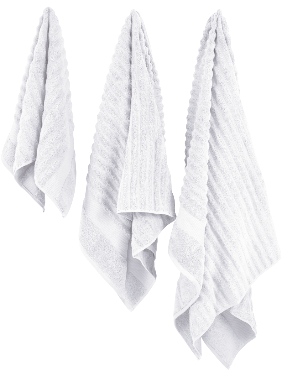 White Wave Hand Towel