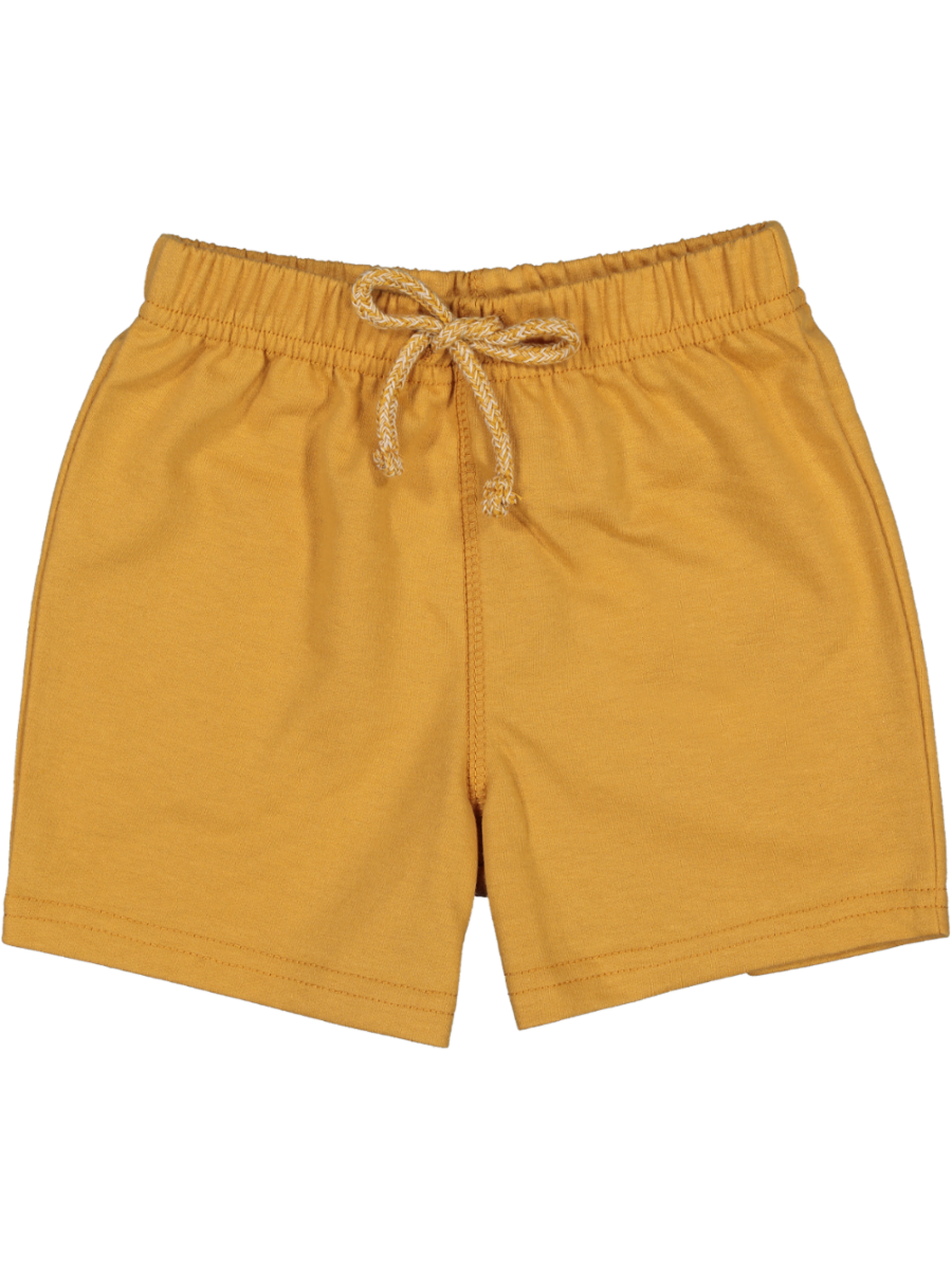 Mustard Yellow Fleece Shorts