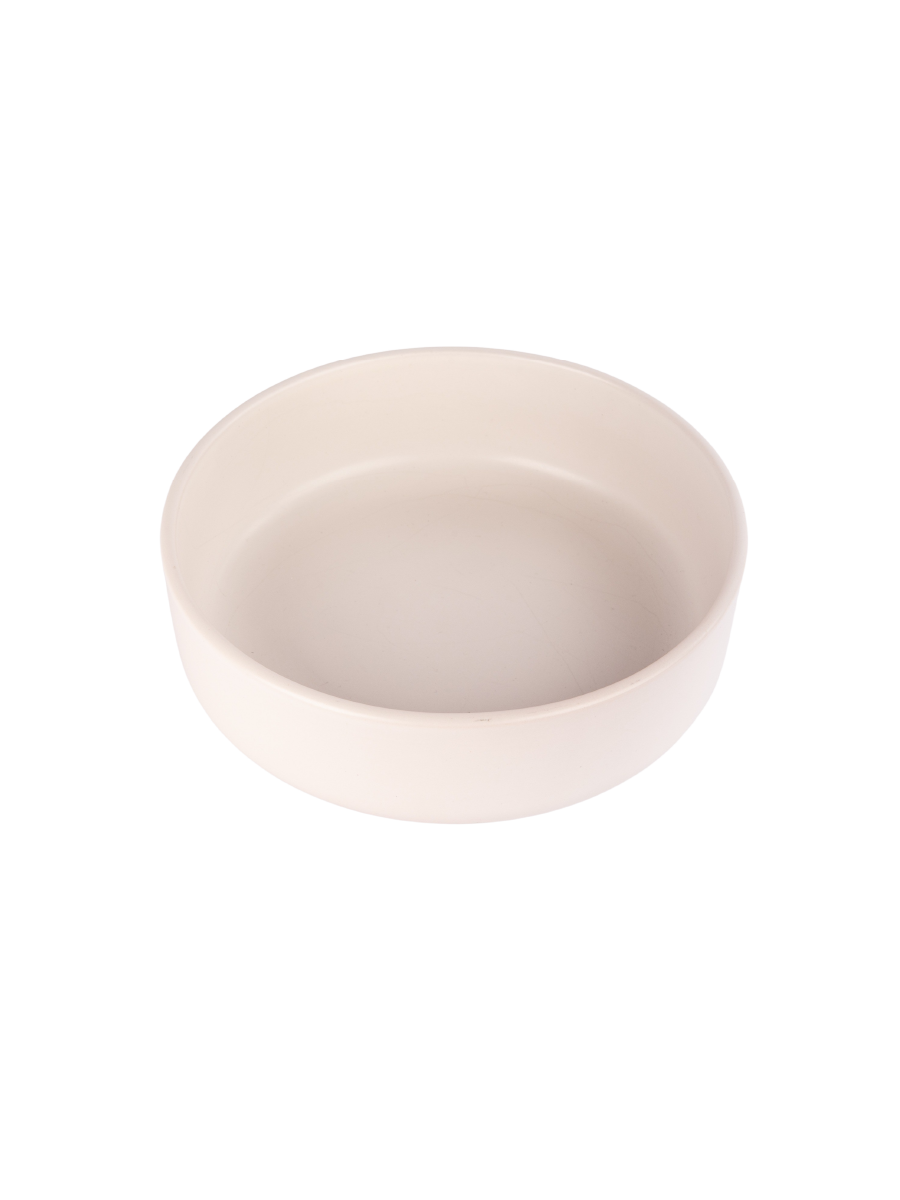 White Salad Bowl