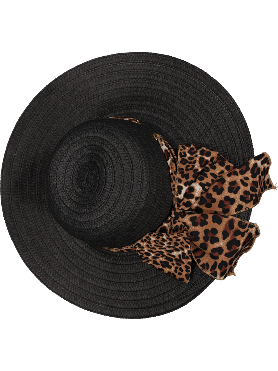 Black Wide Summer Brim Hat