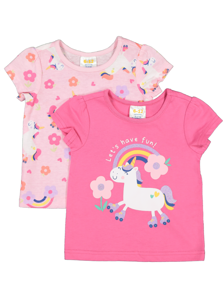 2 Pack Unicorn T-Shirt