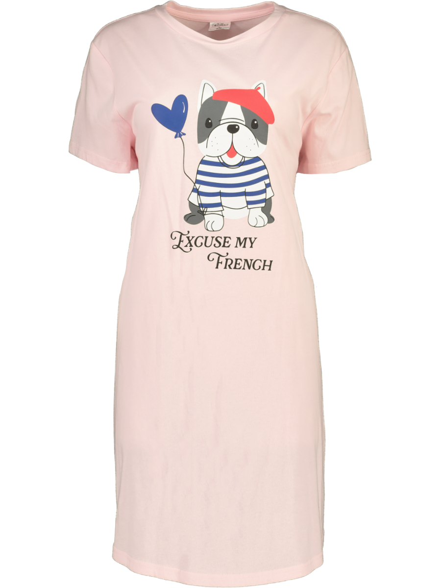 Pink Graphic Sleep Shirt