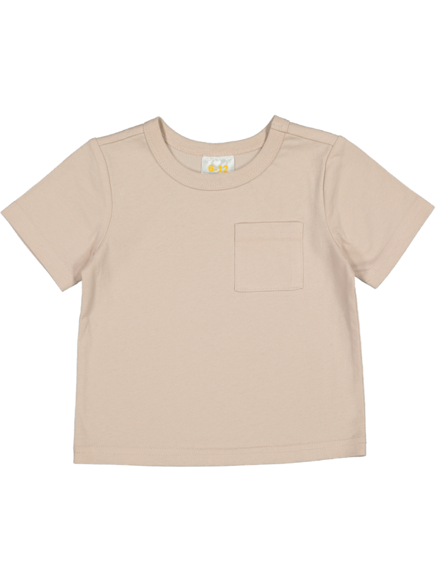 Beige Basic T-Shirt