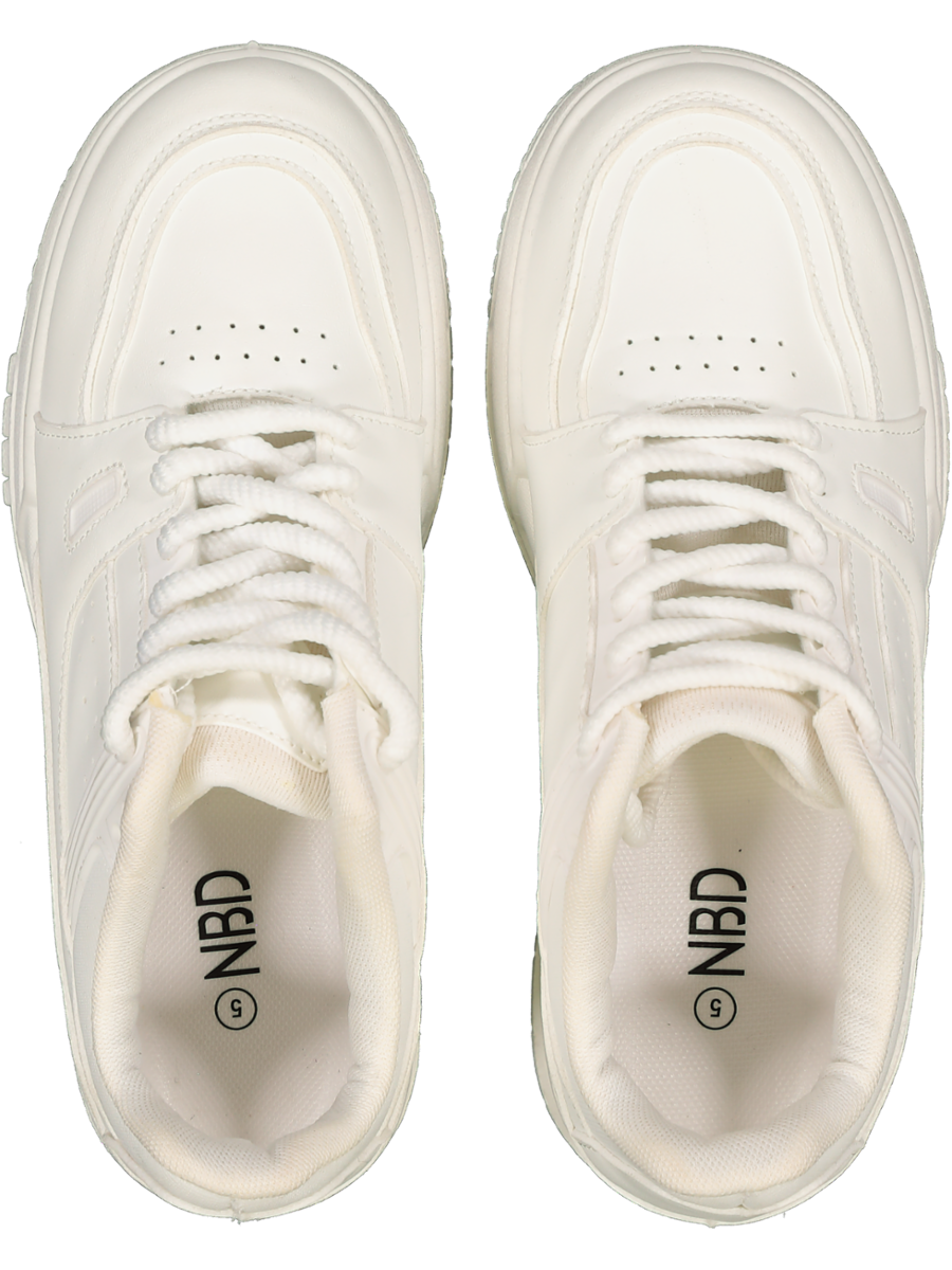 White Retro Sneakers