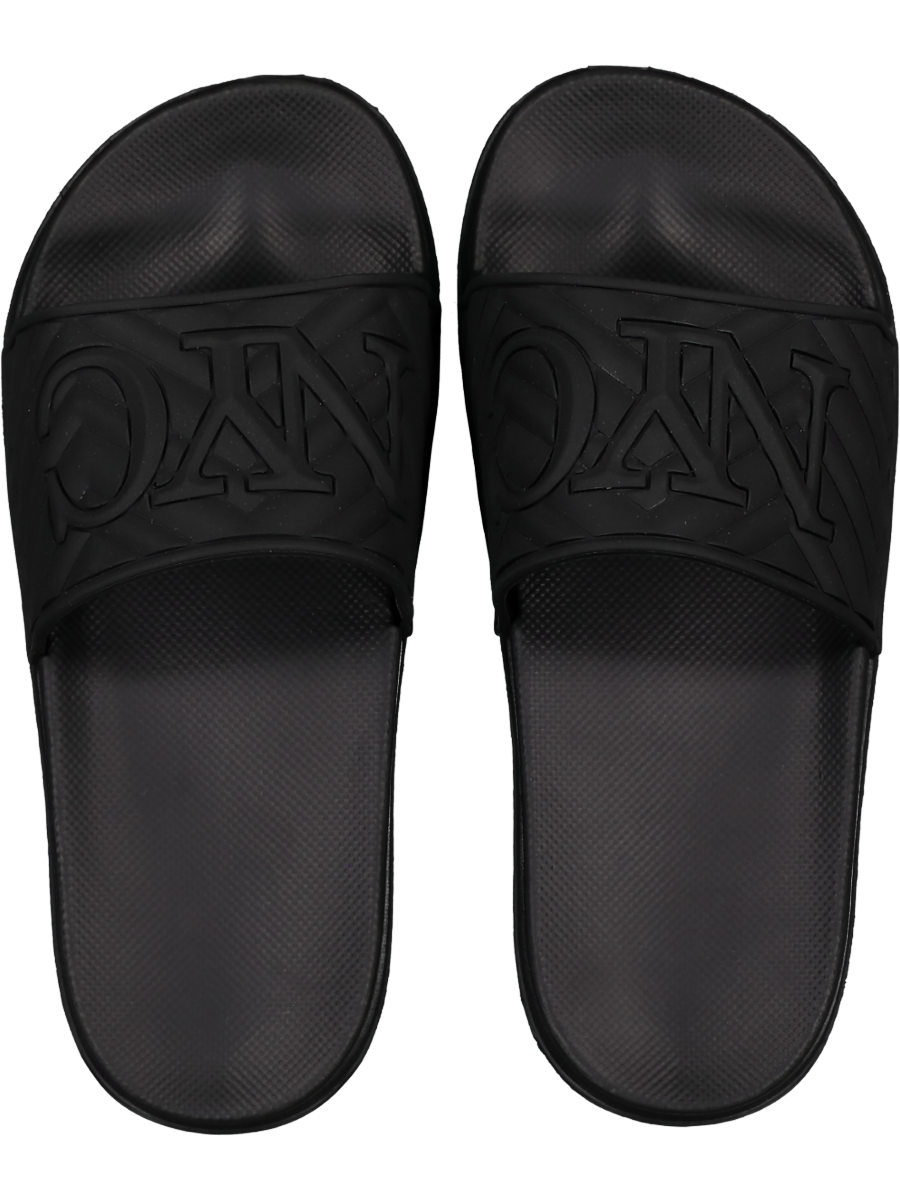 Black Slide Sandals