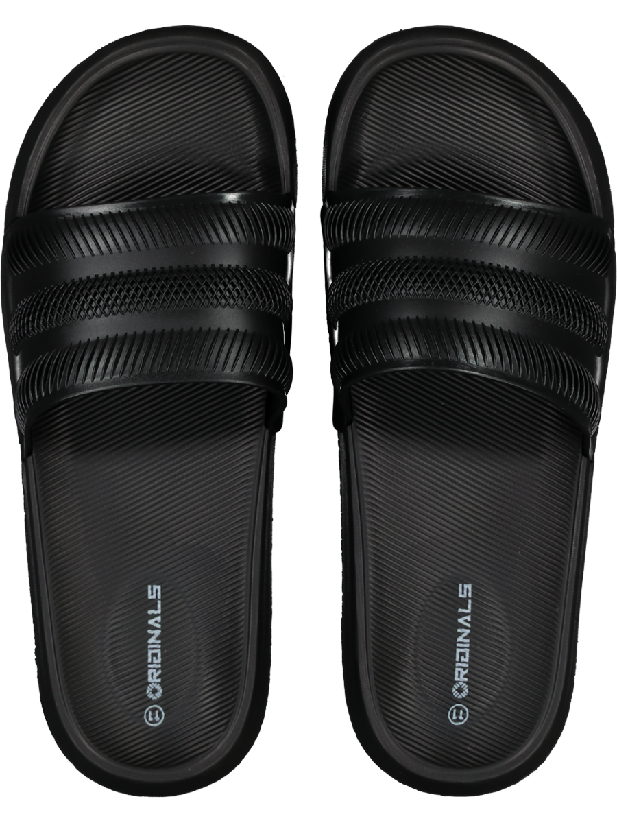 Black Pool Sandals