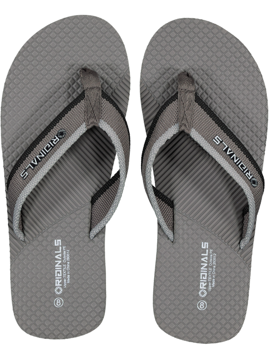 Grey Flip Flop Sandals