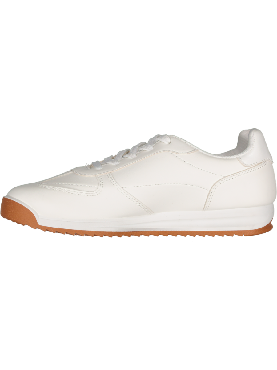 White Lace Up Sneakers