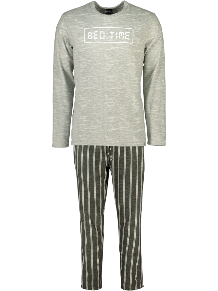 Long Sleeve Fleece Pyjama Set