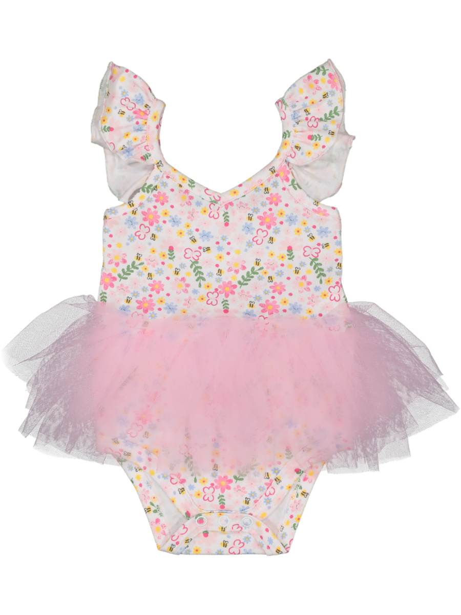 Pink Flared Tutu Dress