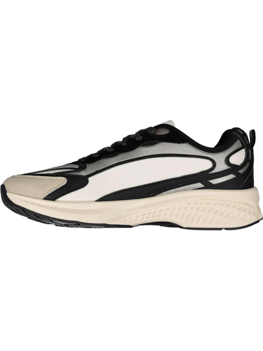 Black And White Athleisure Sneakers