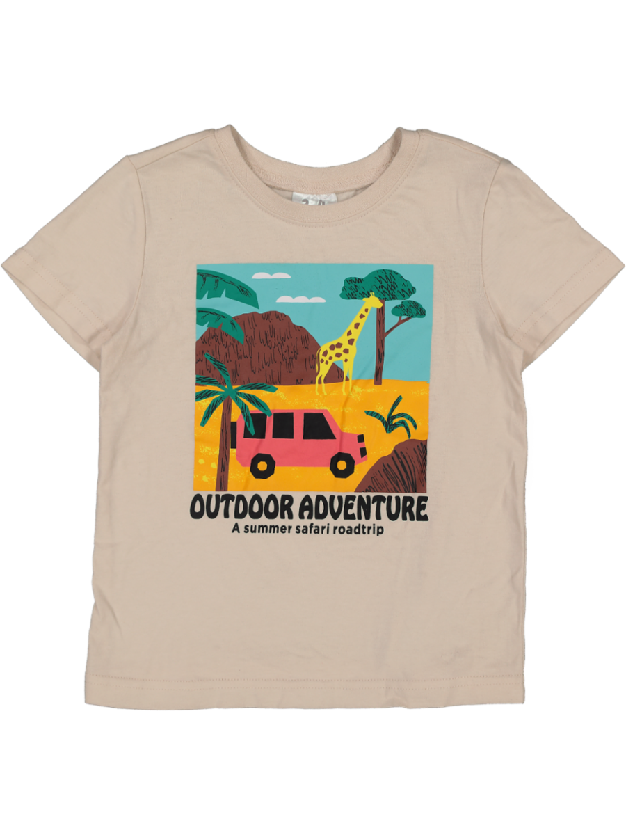 Brown Graphic T-Shirt