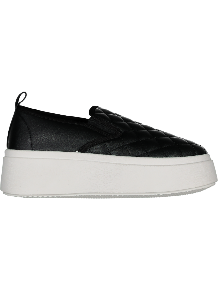 Black And White Slip On Sneaker