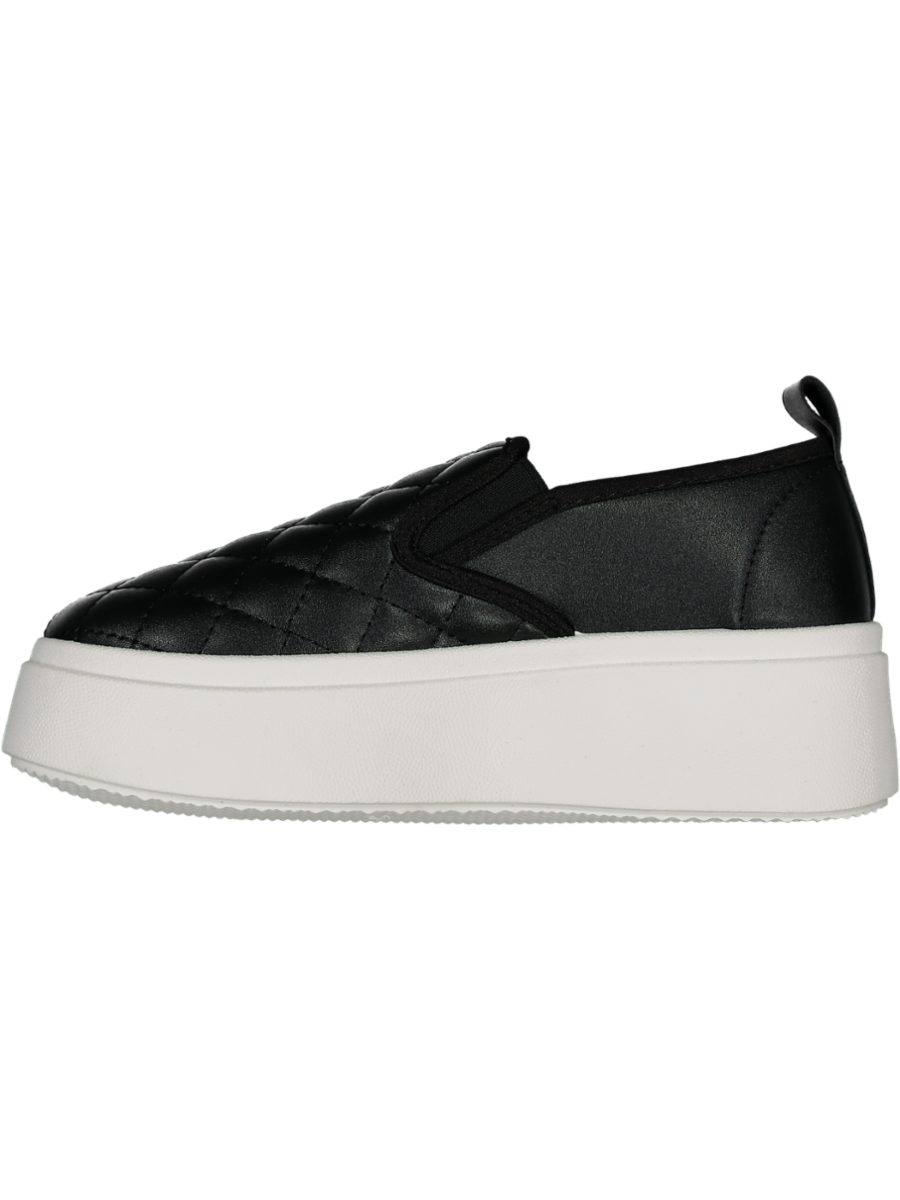 Black And White Slip On Sneaker