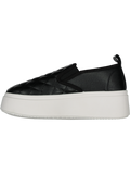 Black And White Slip On Sneaker