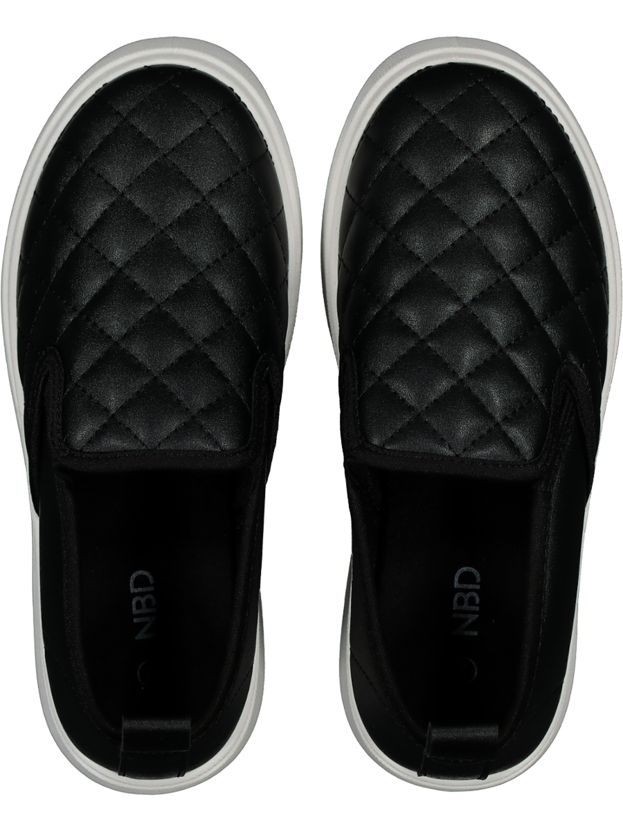 Black And White Slip On Sneaker
