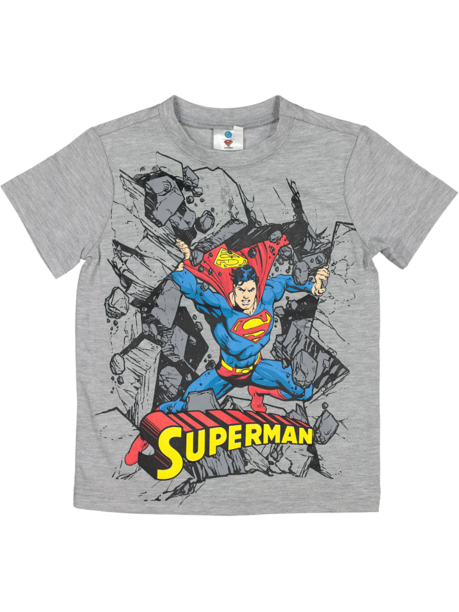 Grey Superman T-Shirt