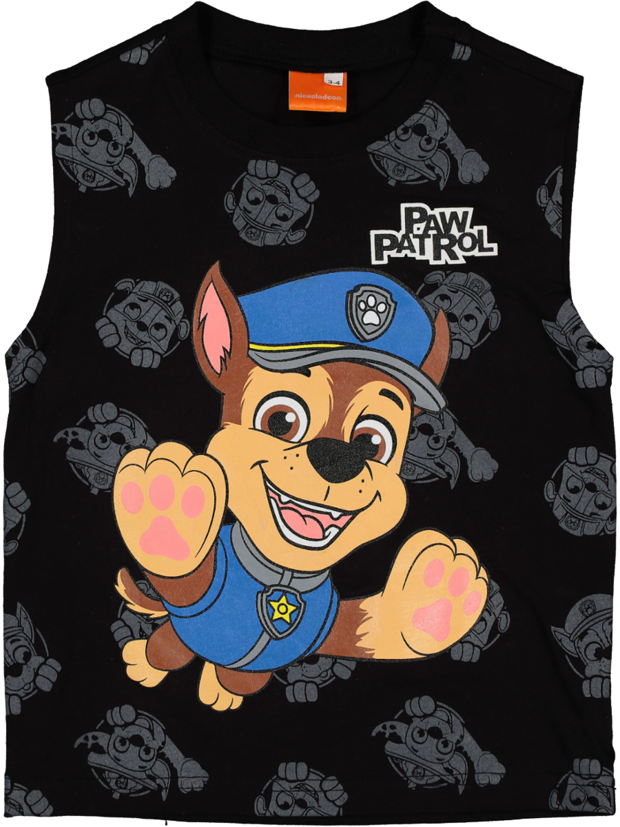 Paw Patrol Black Tank