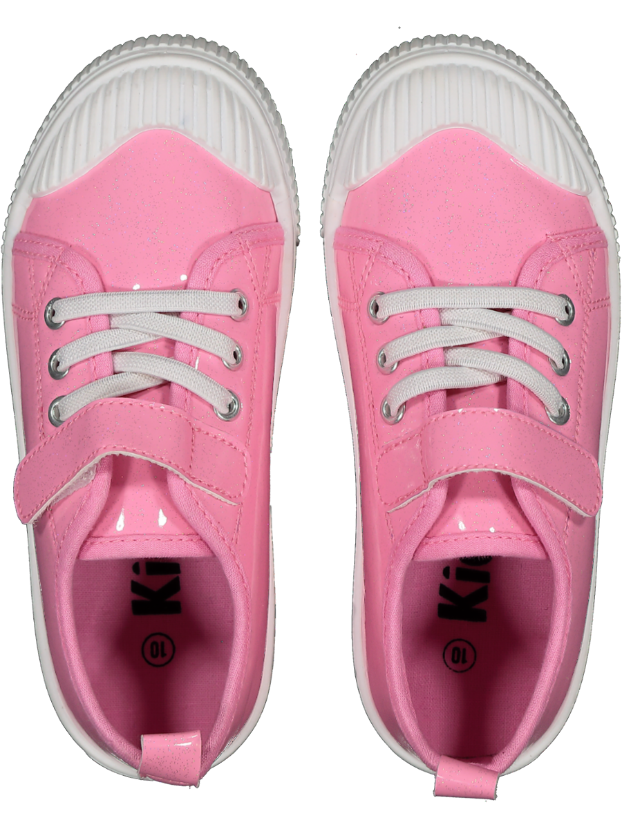 Pink Low Top Basic Sneakers