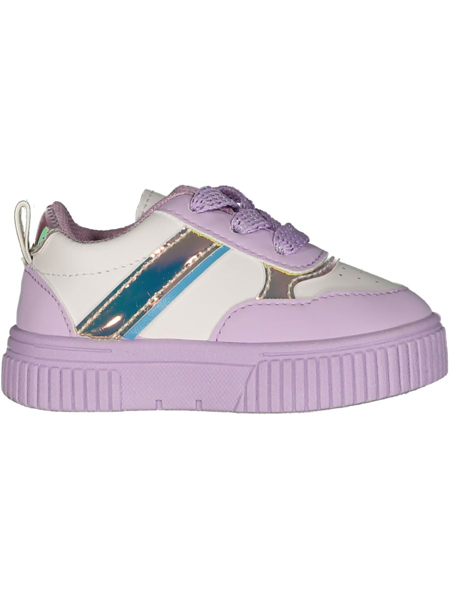 Purple And White Sneakers