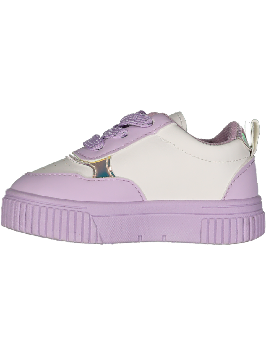 Purple And White Sneakers