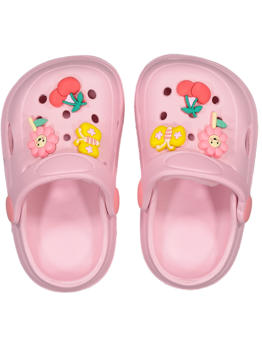 Pink Charms Moulded Sandals