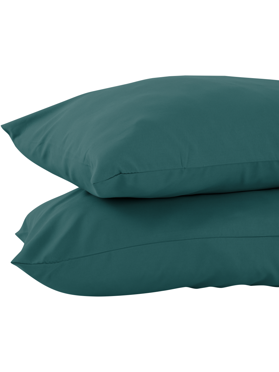 Green 2 Pack Super Soft Pillowcases