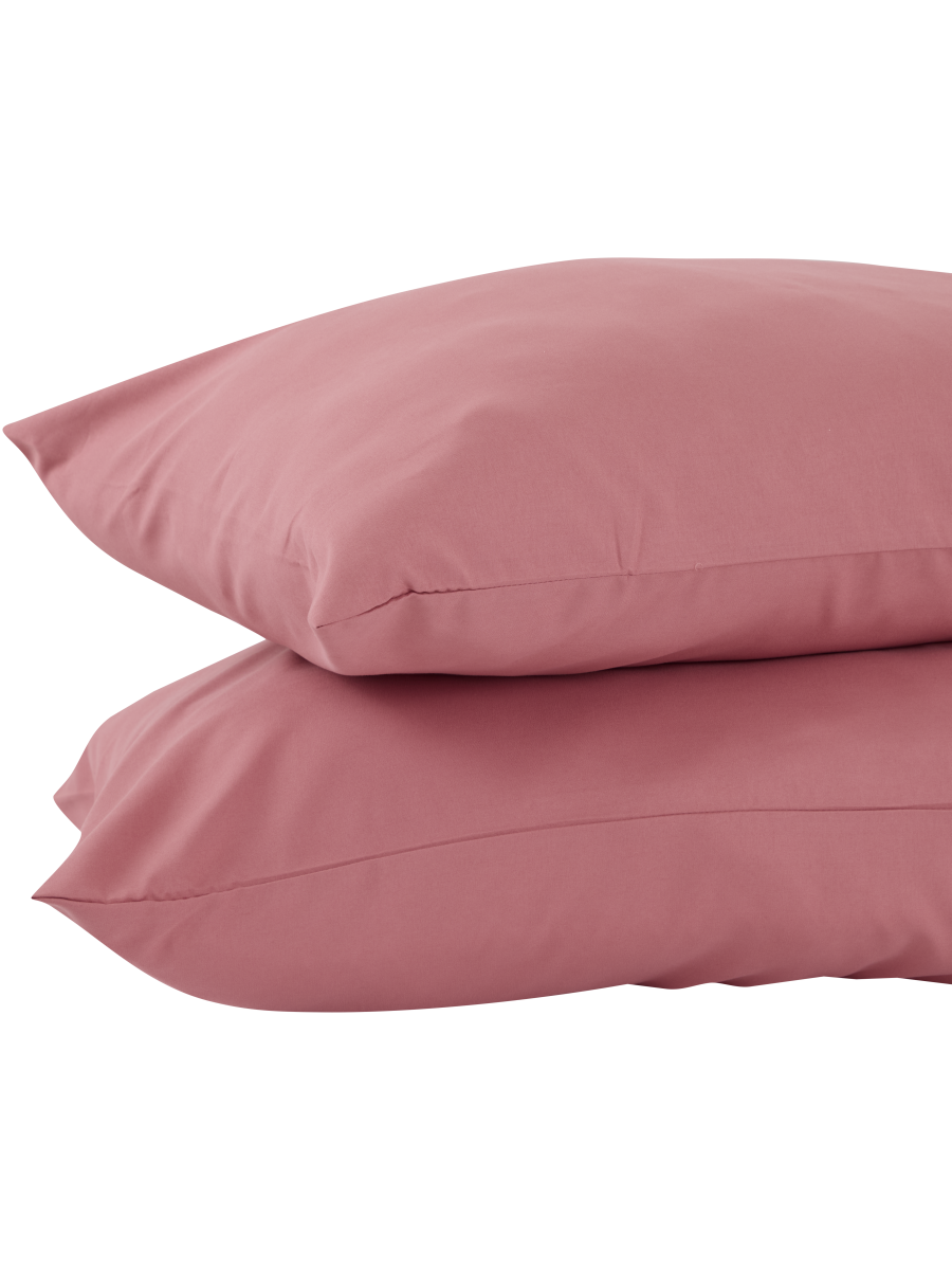 Pink 2 Pack Super Soft Pillowcases