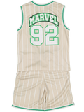 Marvel Basketball Top And Shorts Set