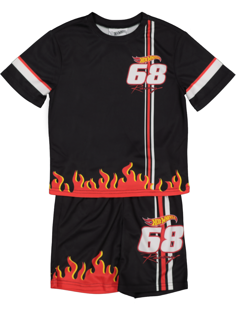 Hot Wheels Top And Shorts Set