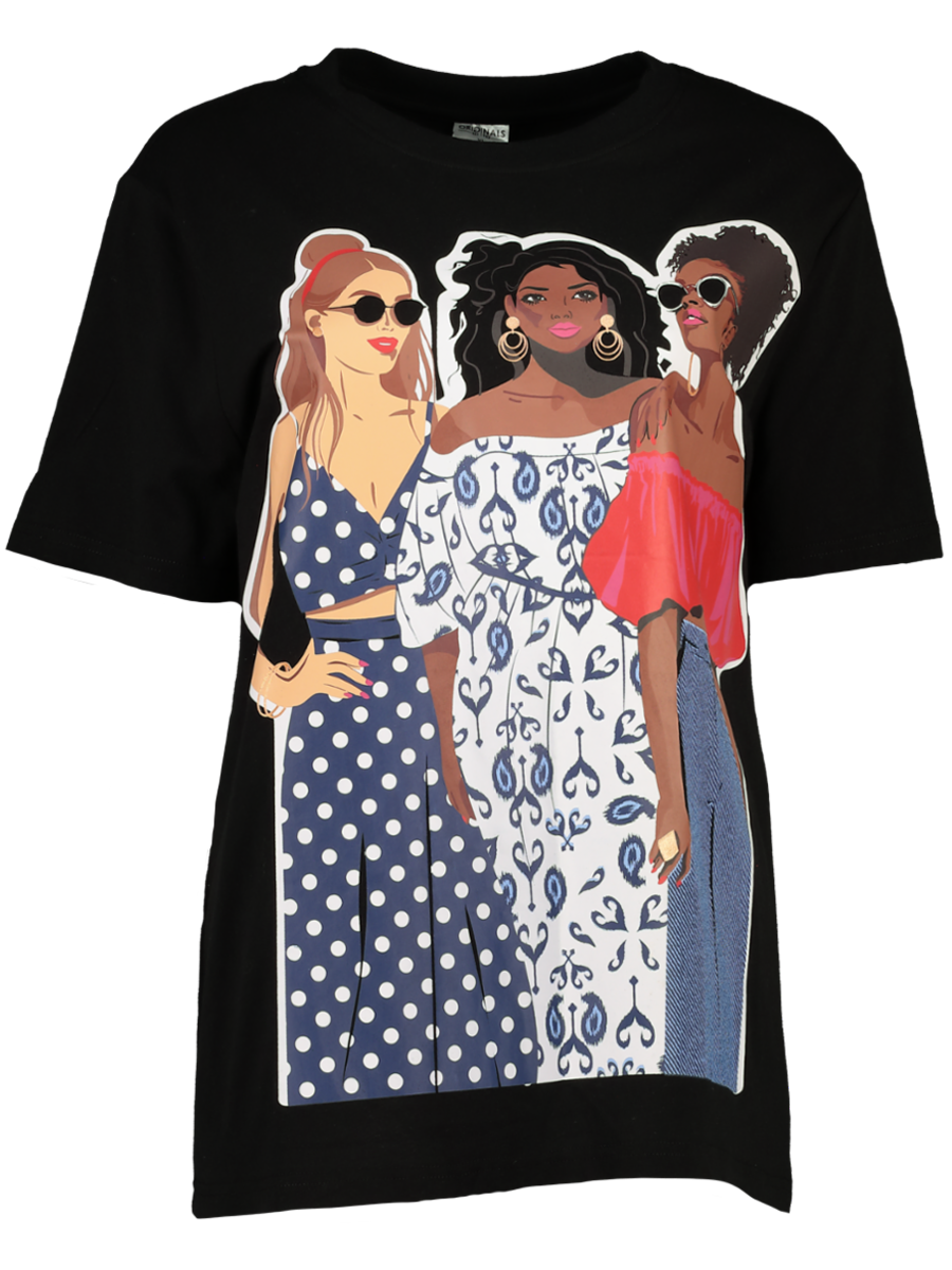 Black Graphic T-Shirt